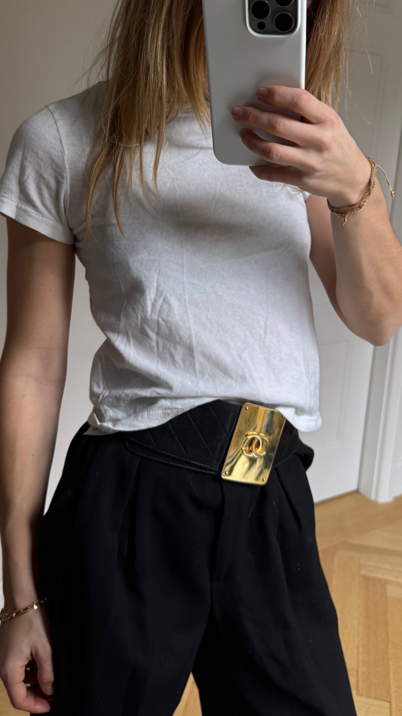 Chanel Quilted Belt