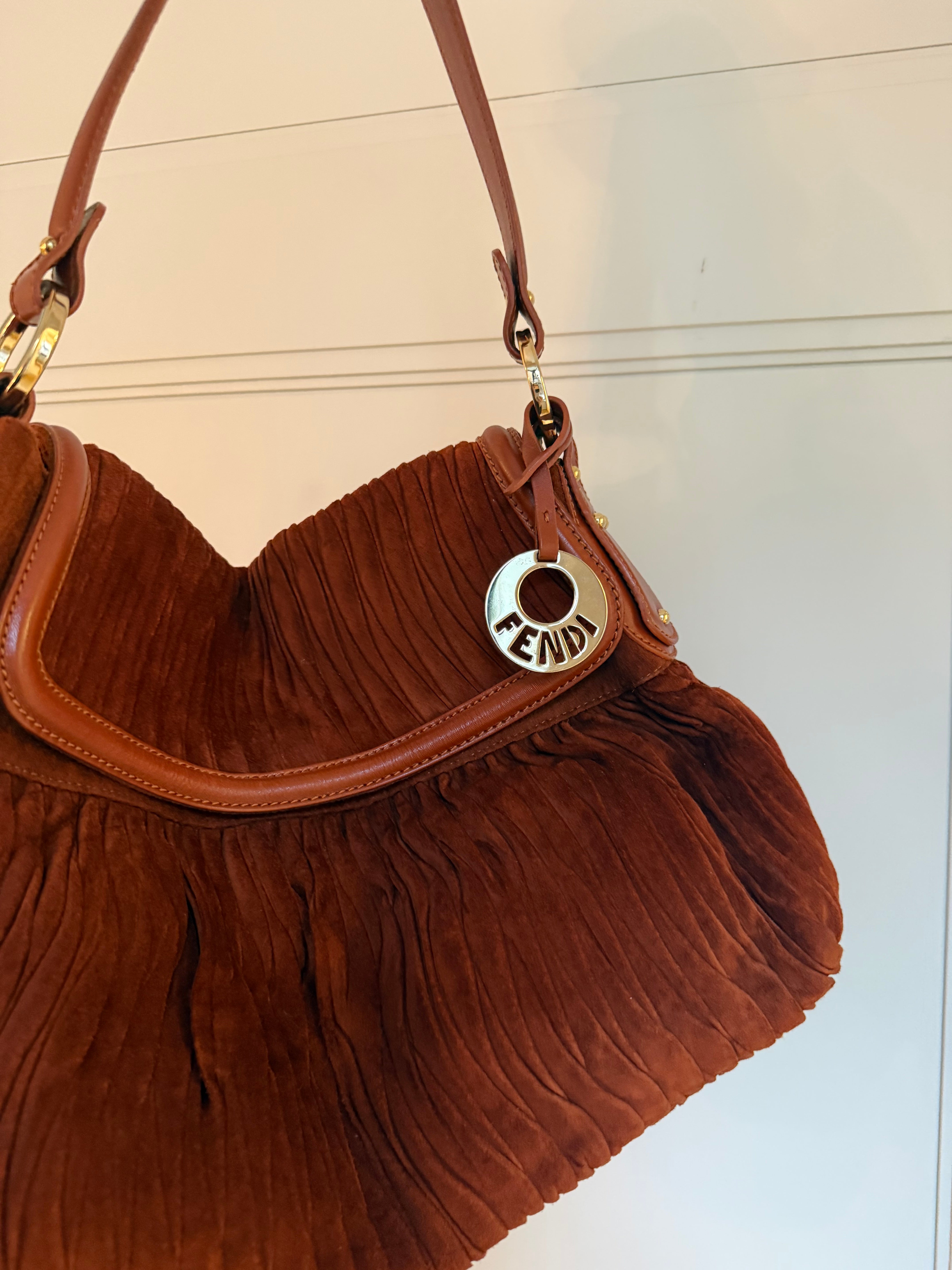 Fendi suede bag