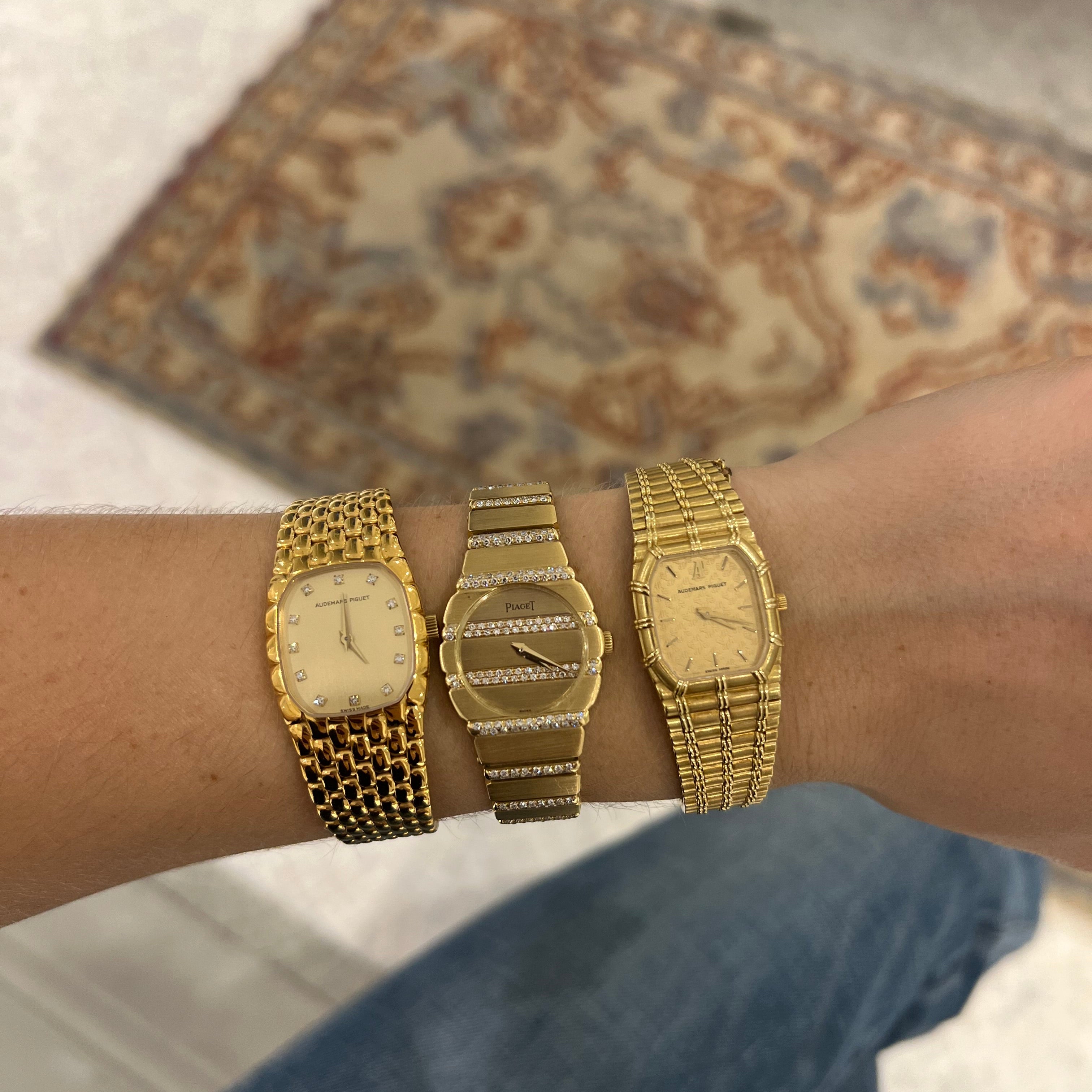 Audemars Piguet Baby Bamboo 18k Quartz Watch