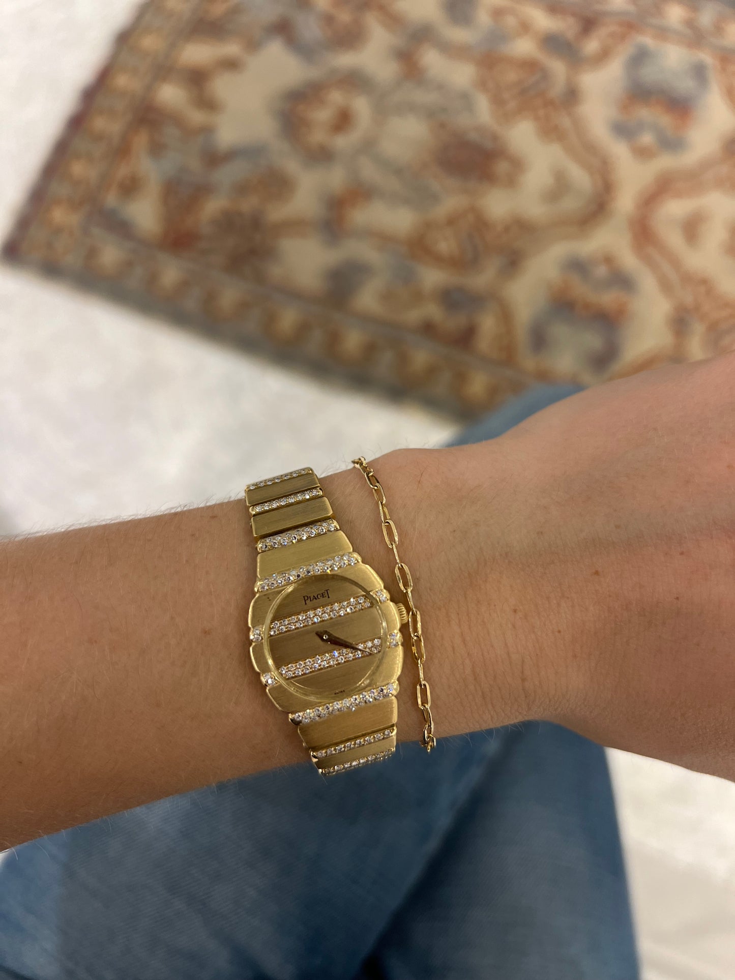 Piaget Polo in 18k w Diamonds