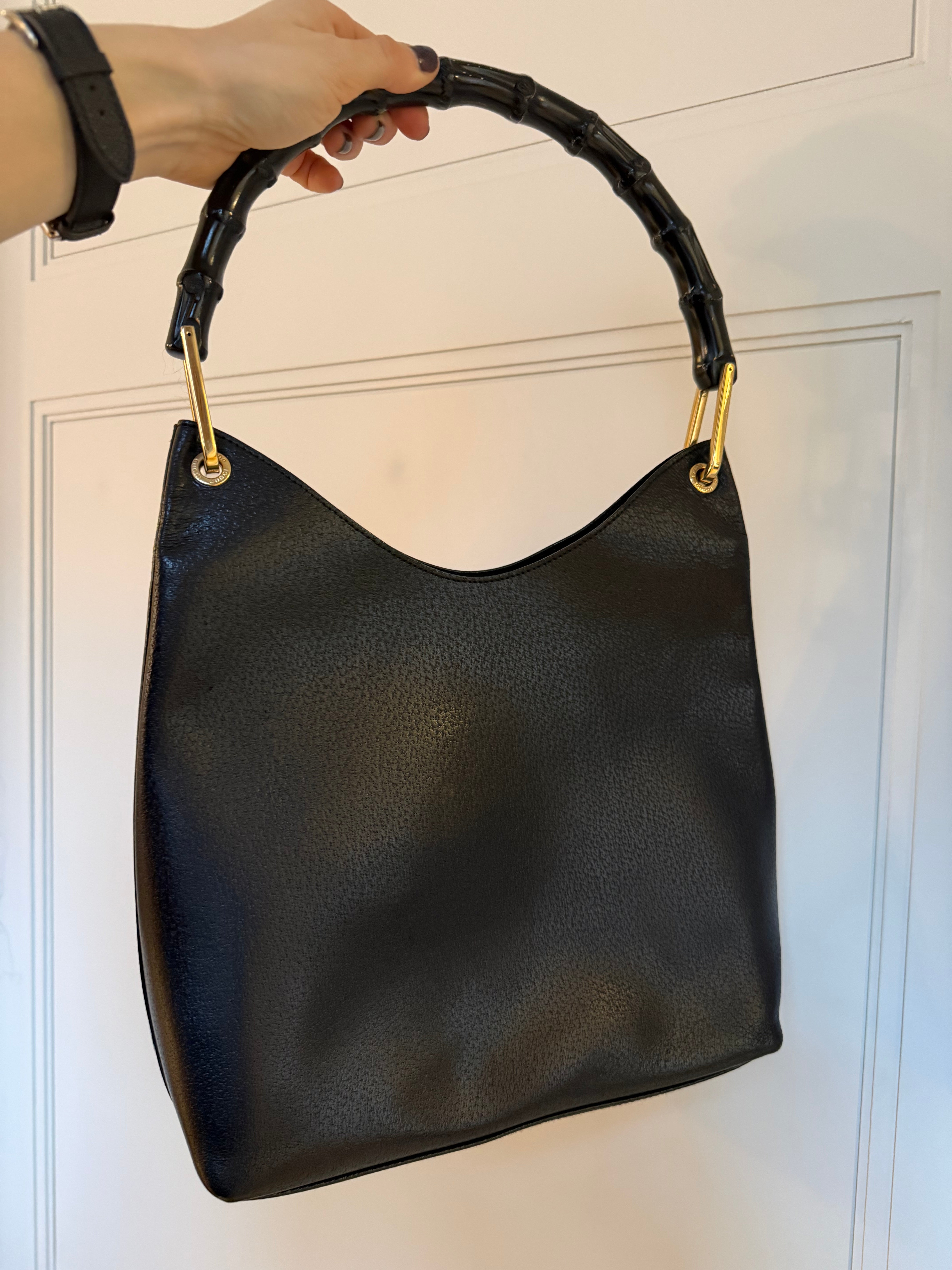 Gucci Leather Bamboo bag