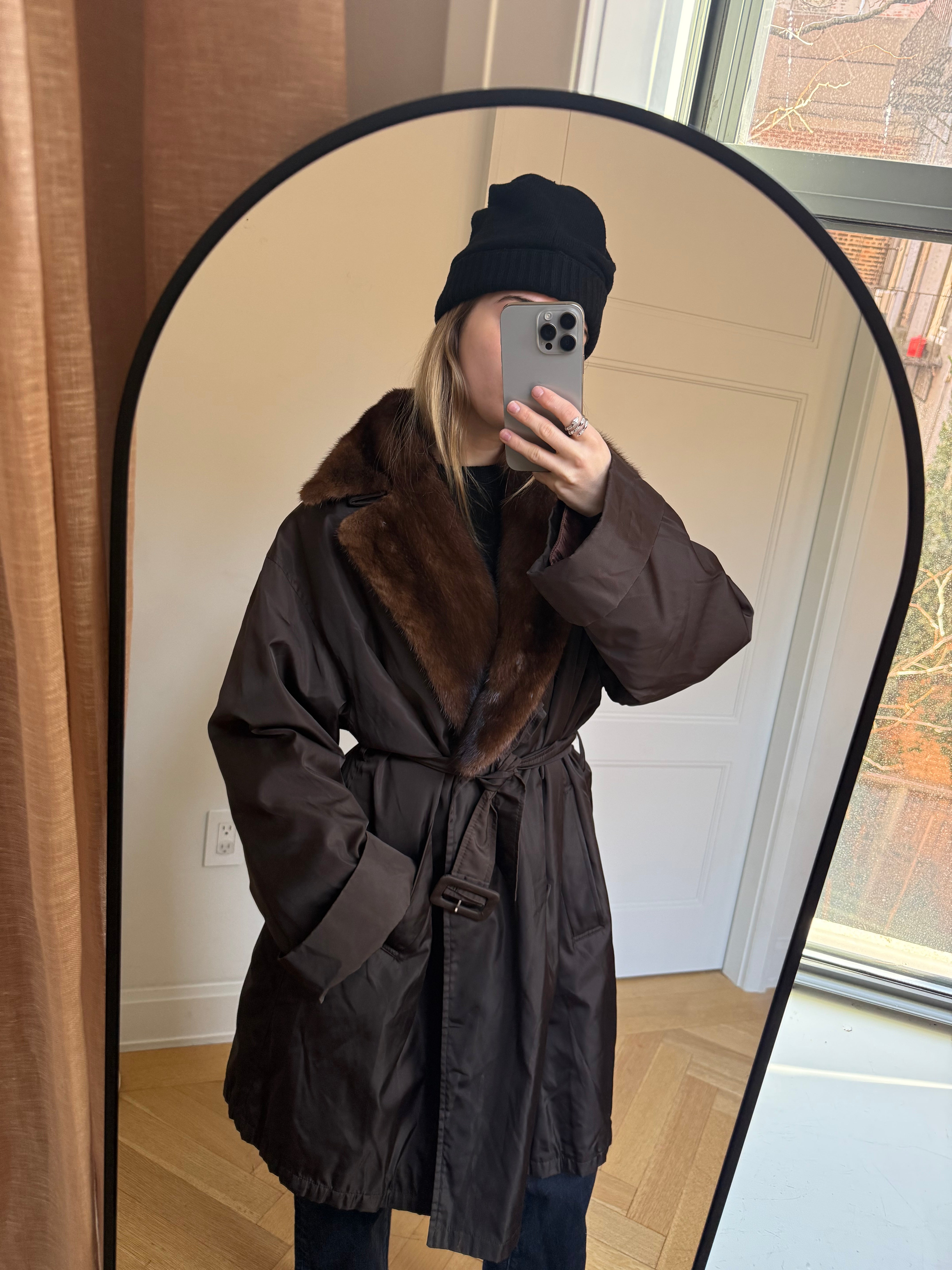 Prada Fur Brown jacket
