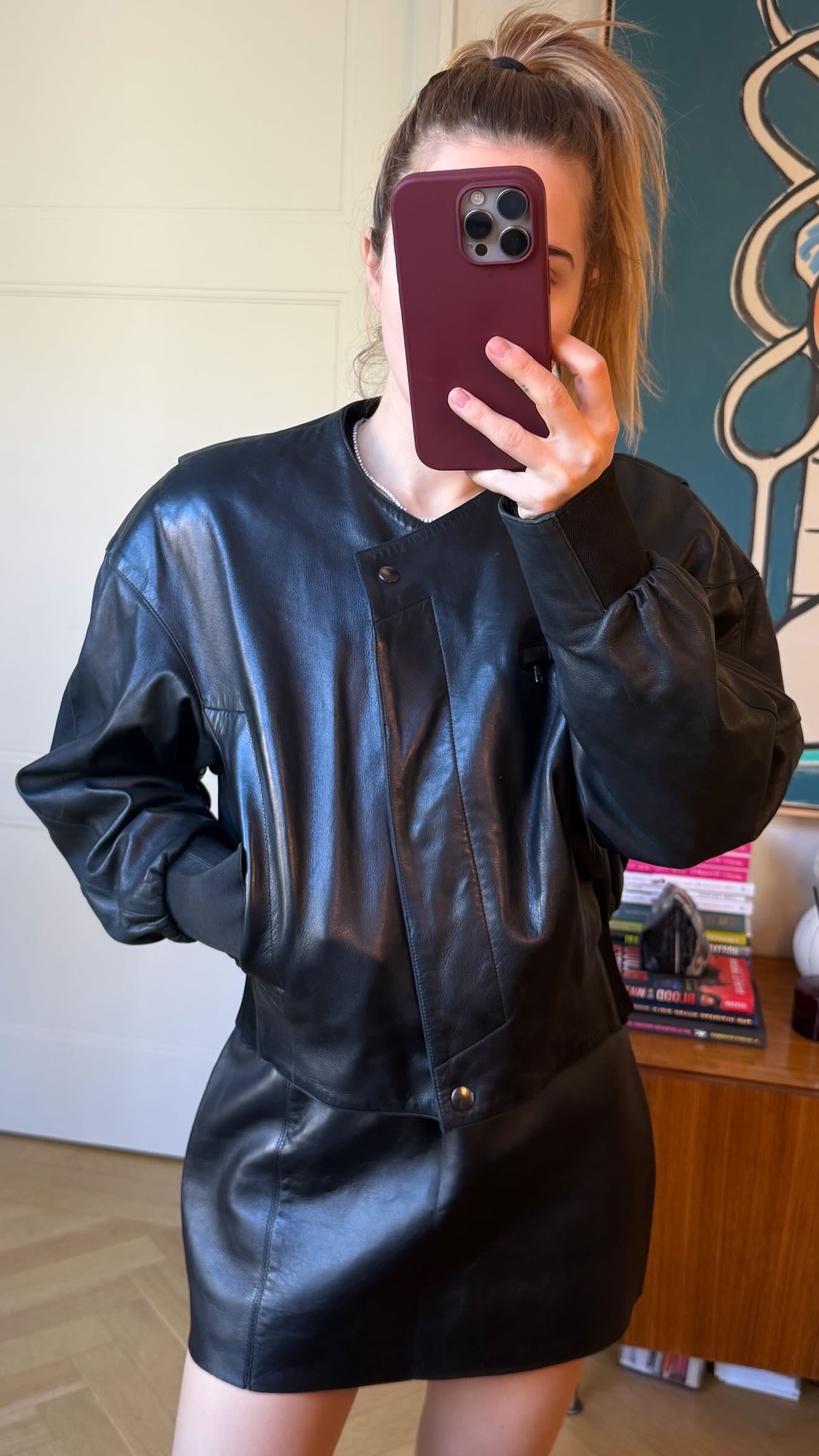 Claude Montana leather jacket