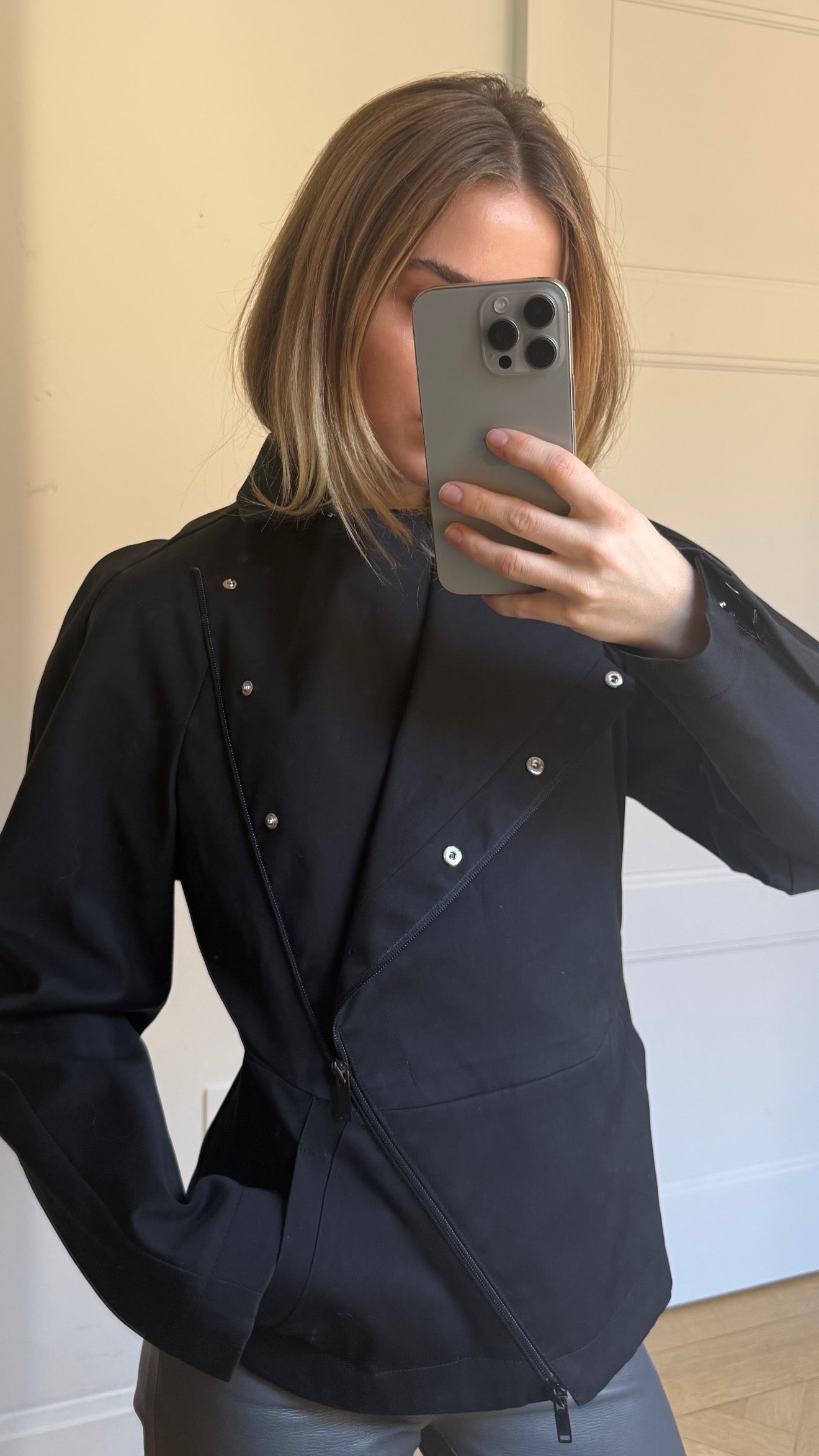 Gucci asymmetrical jacket