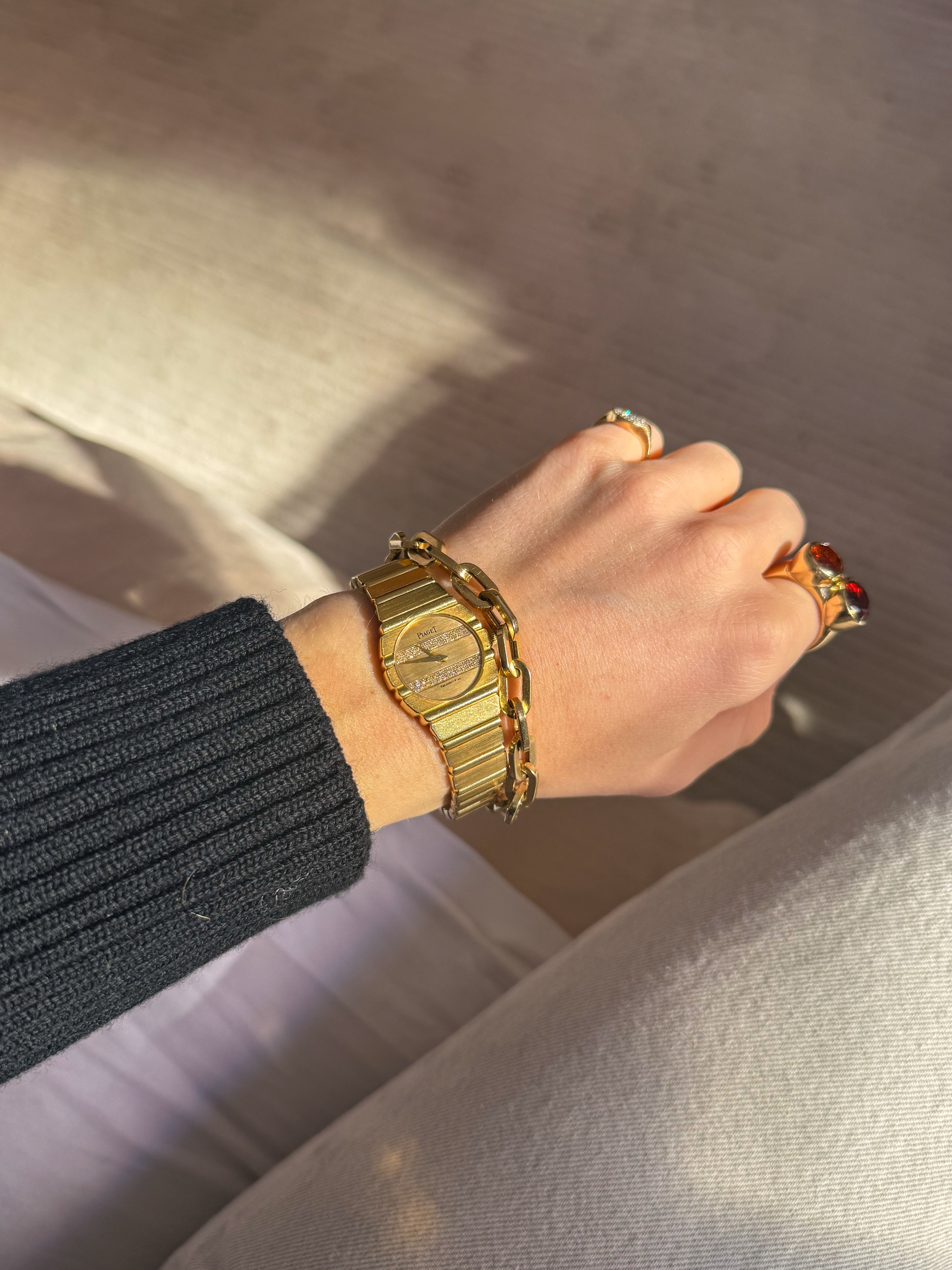 Piaget Polo 23mm with Diamonds