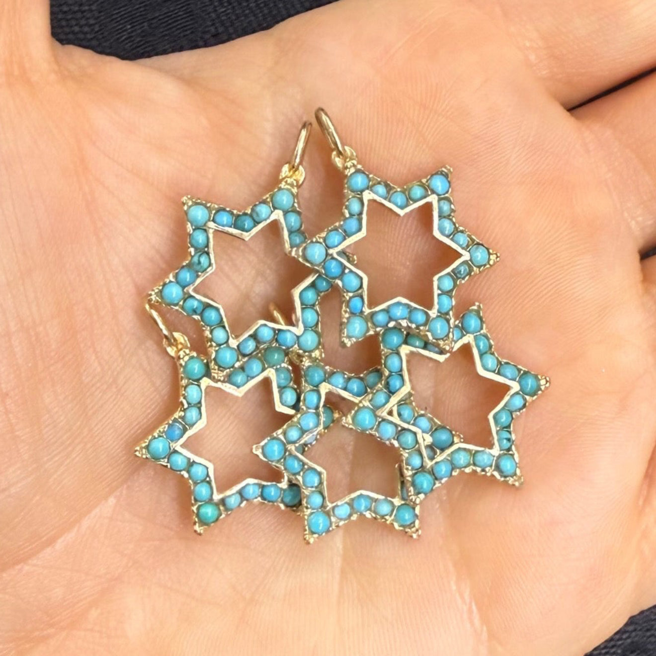 Turquoise Star of David