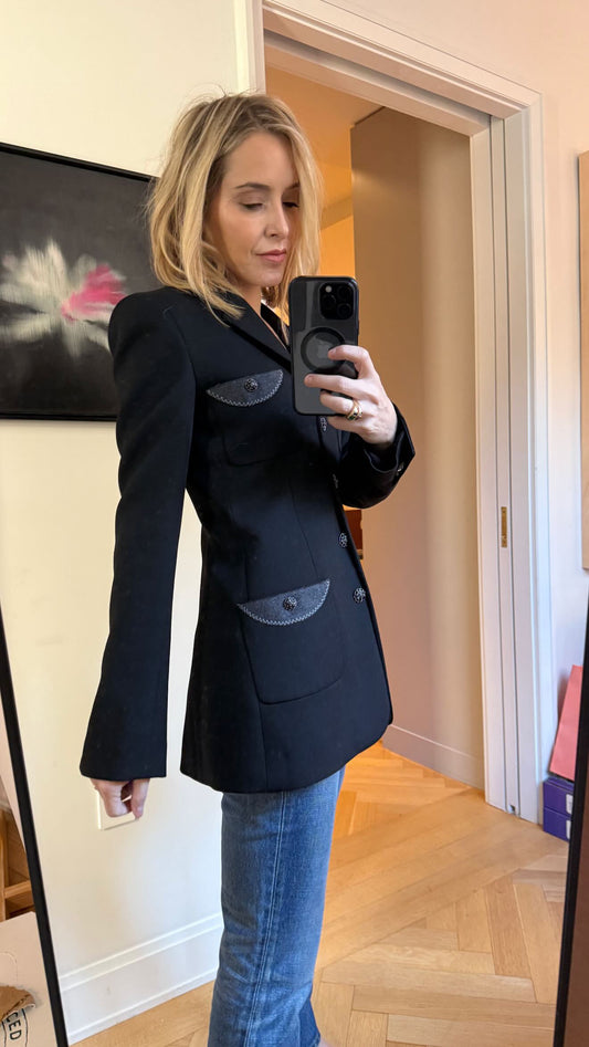 Chanel Black with Denim accents