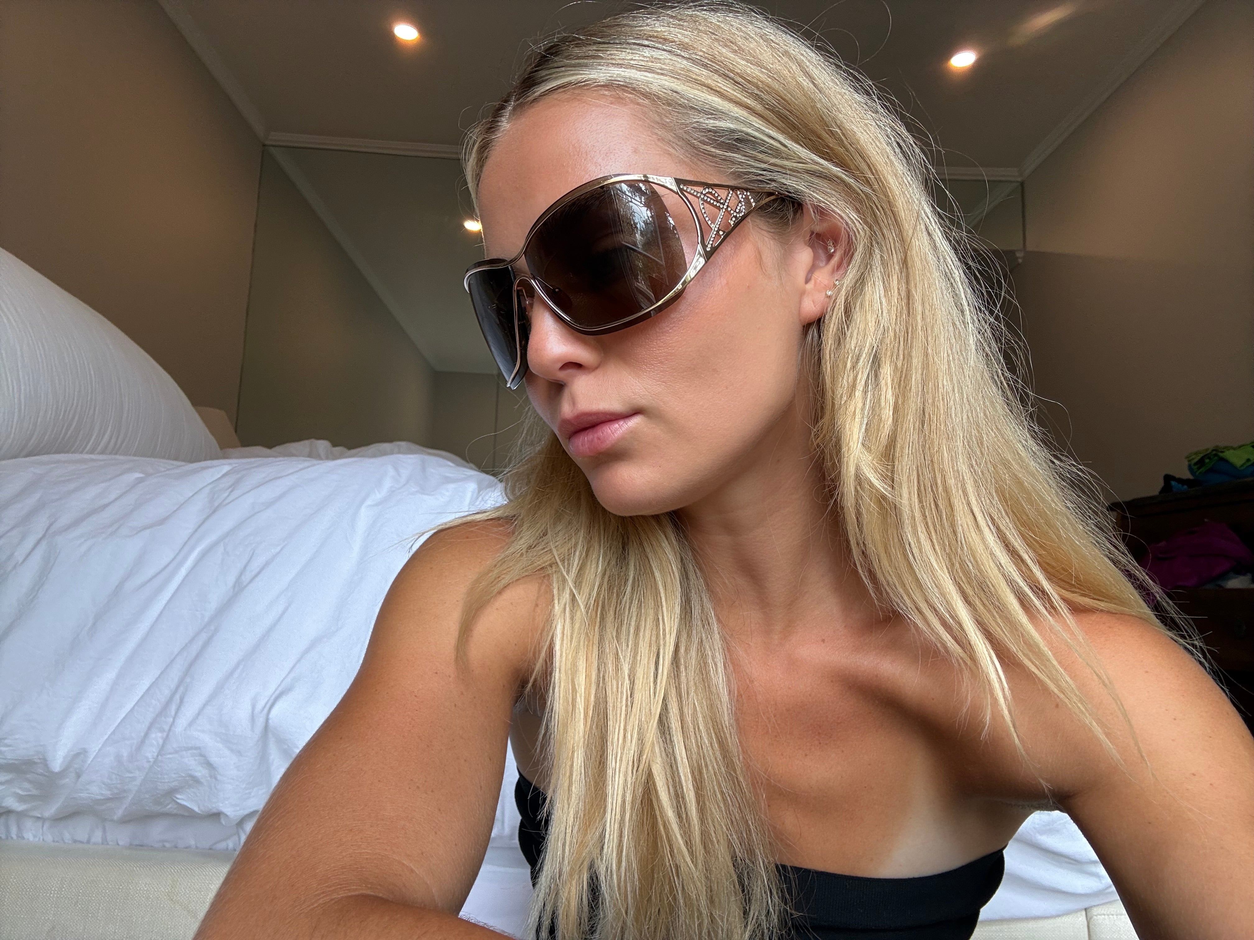Vintage YSL oversized sunglasses