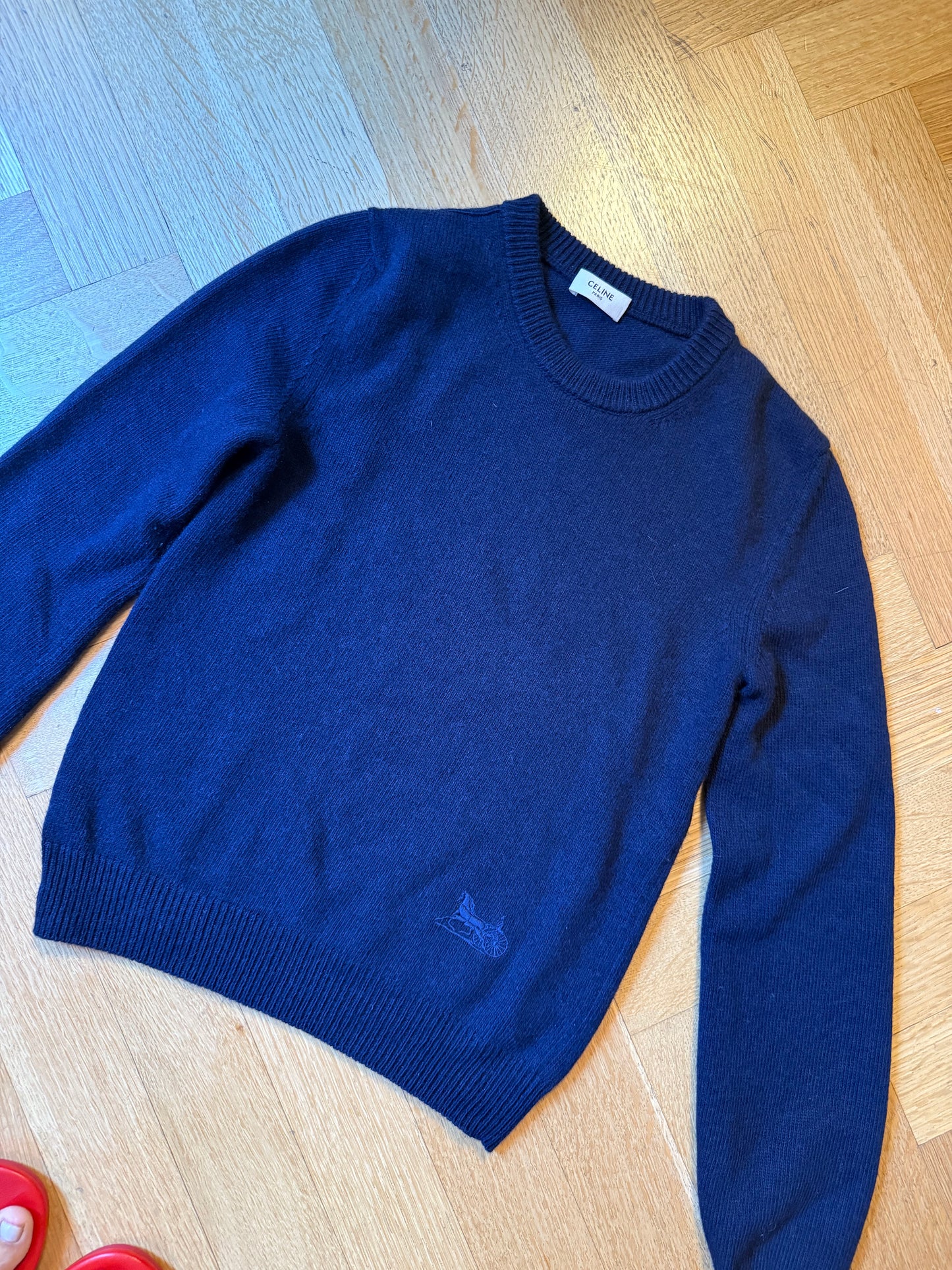 Celine navy cashmere sweater