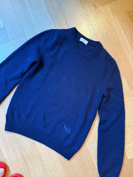 Celine navy cashmere sweater