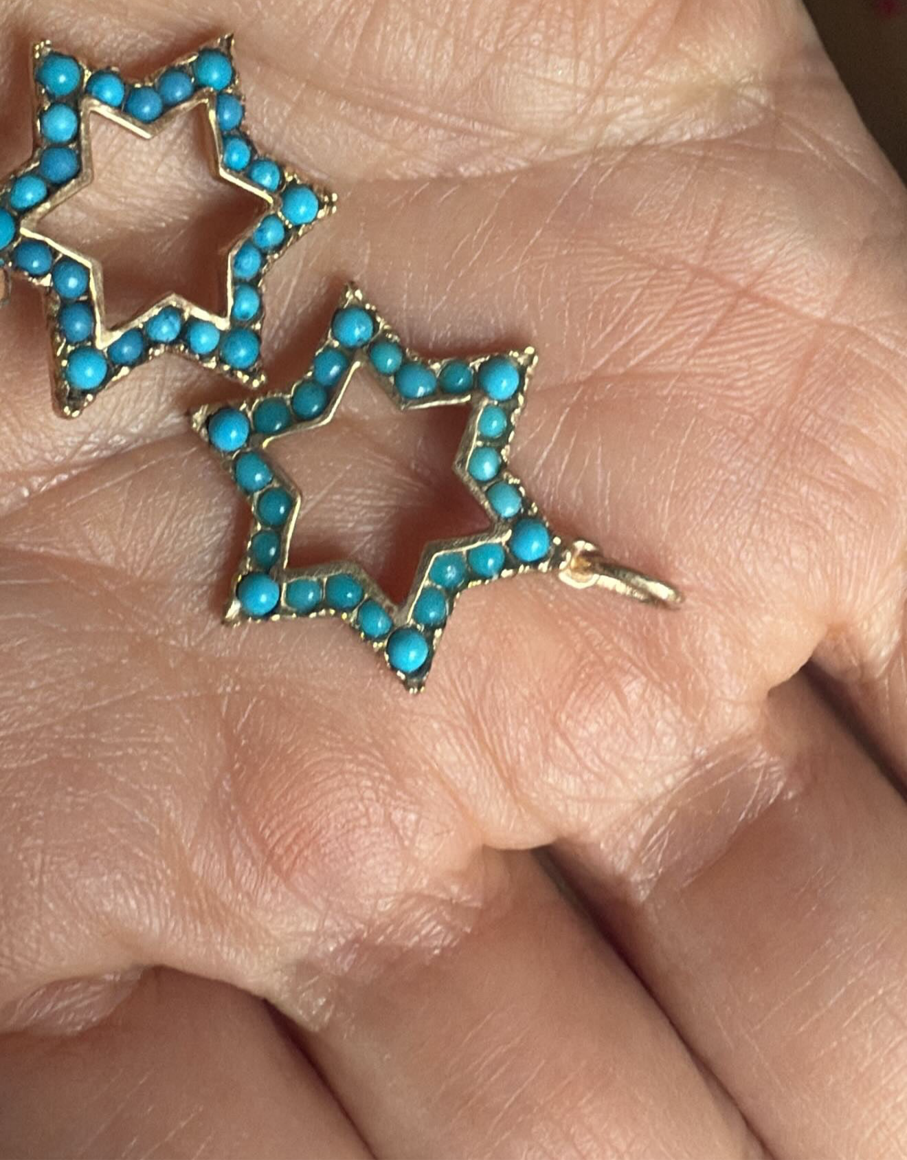 Star of David - turquoise