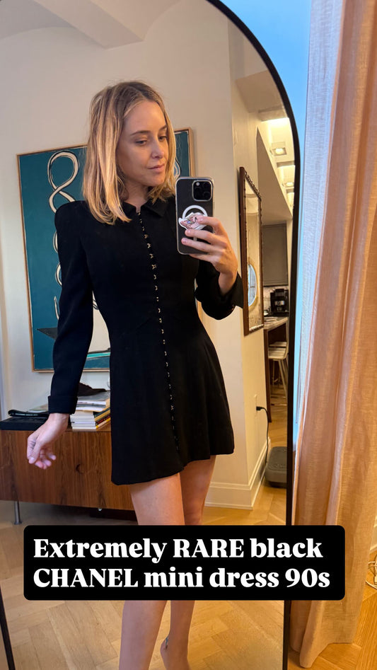 Chanel hook and eye dress