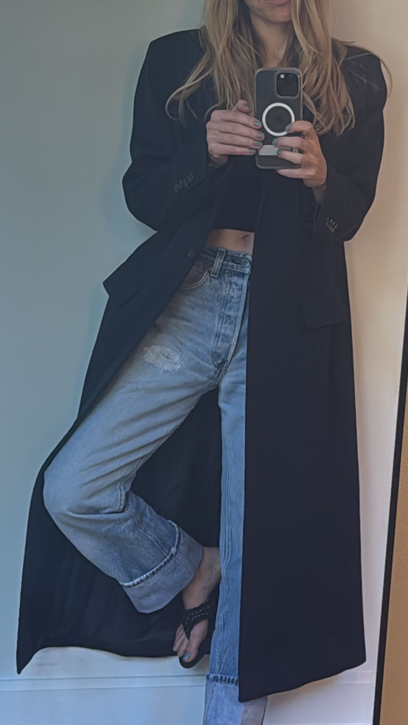 Gucci navy coat
