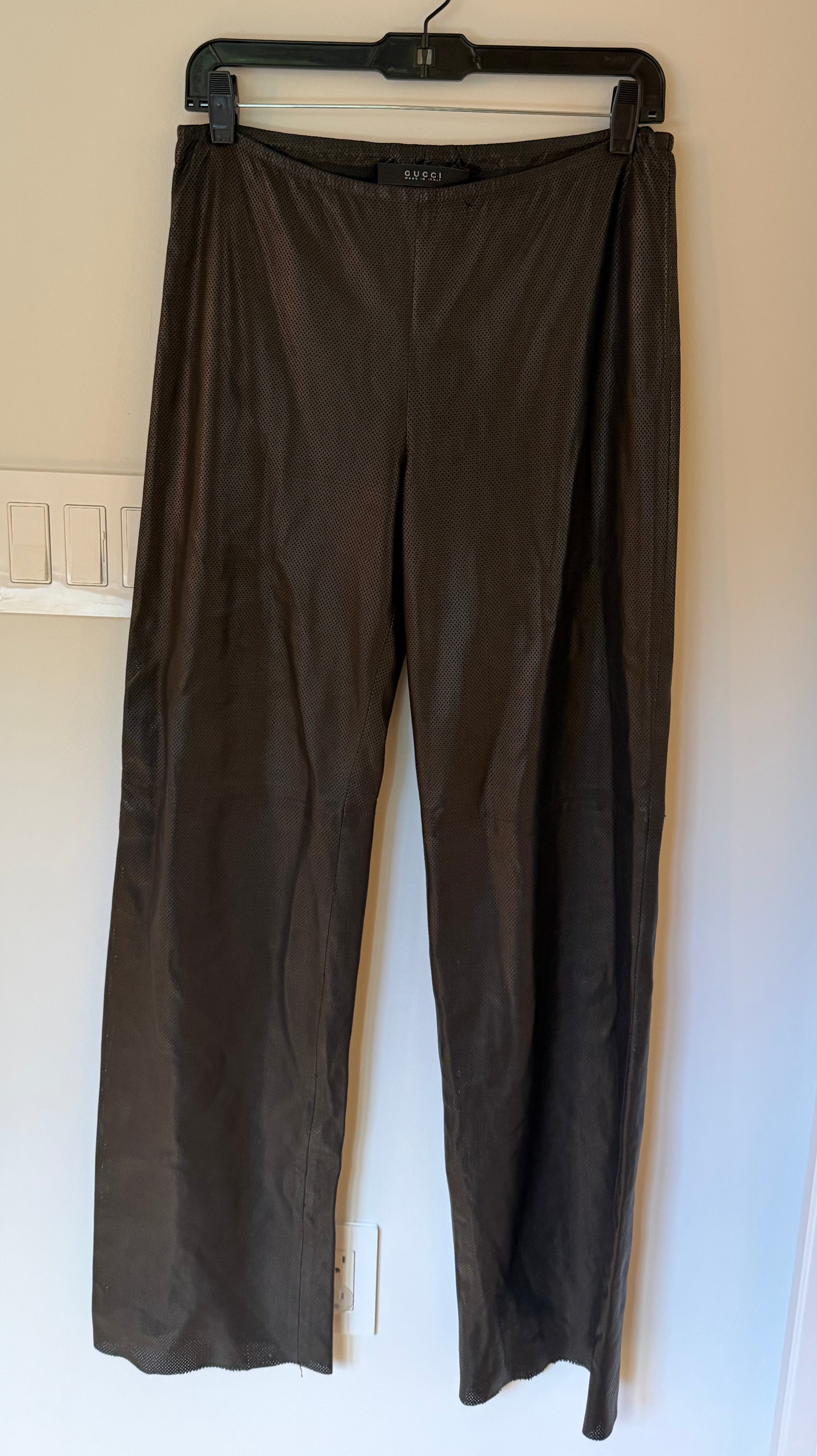 Gucci Leather Pants