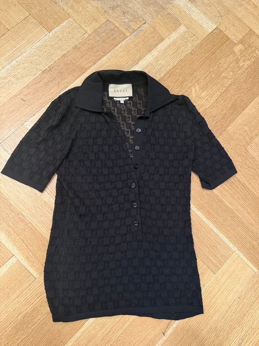 Gucci sheer sweater shirt