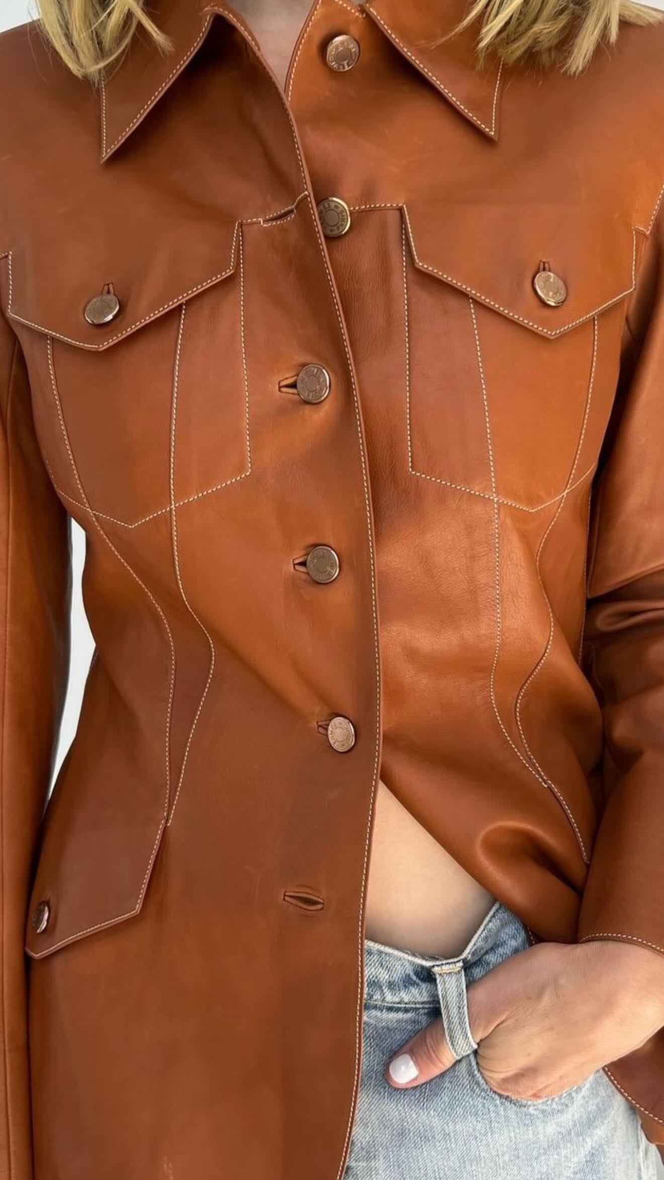 Hermes Calfskin Blazer