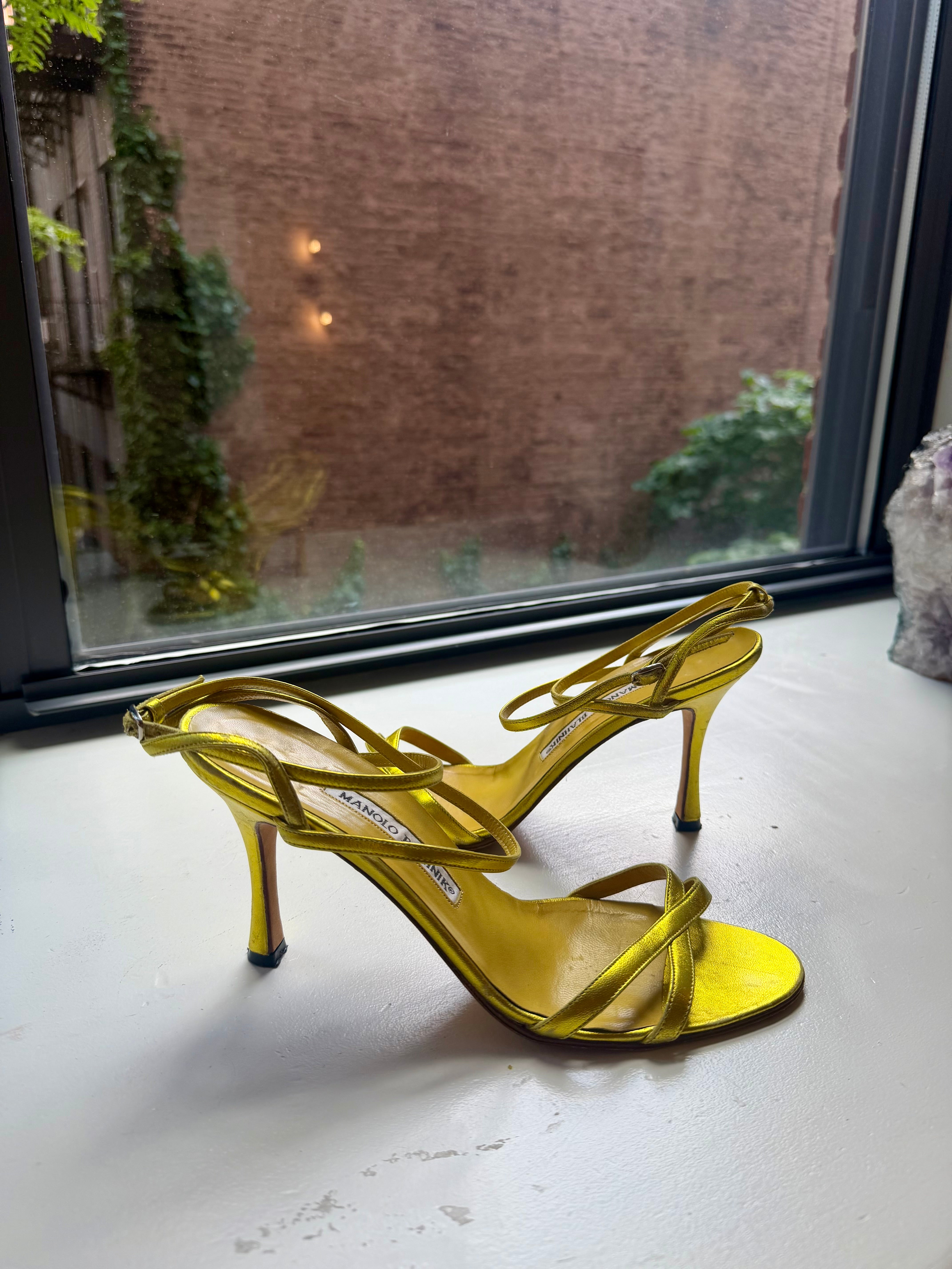 Manolo Blahnik Leather Heels