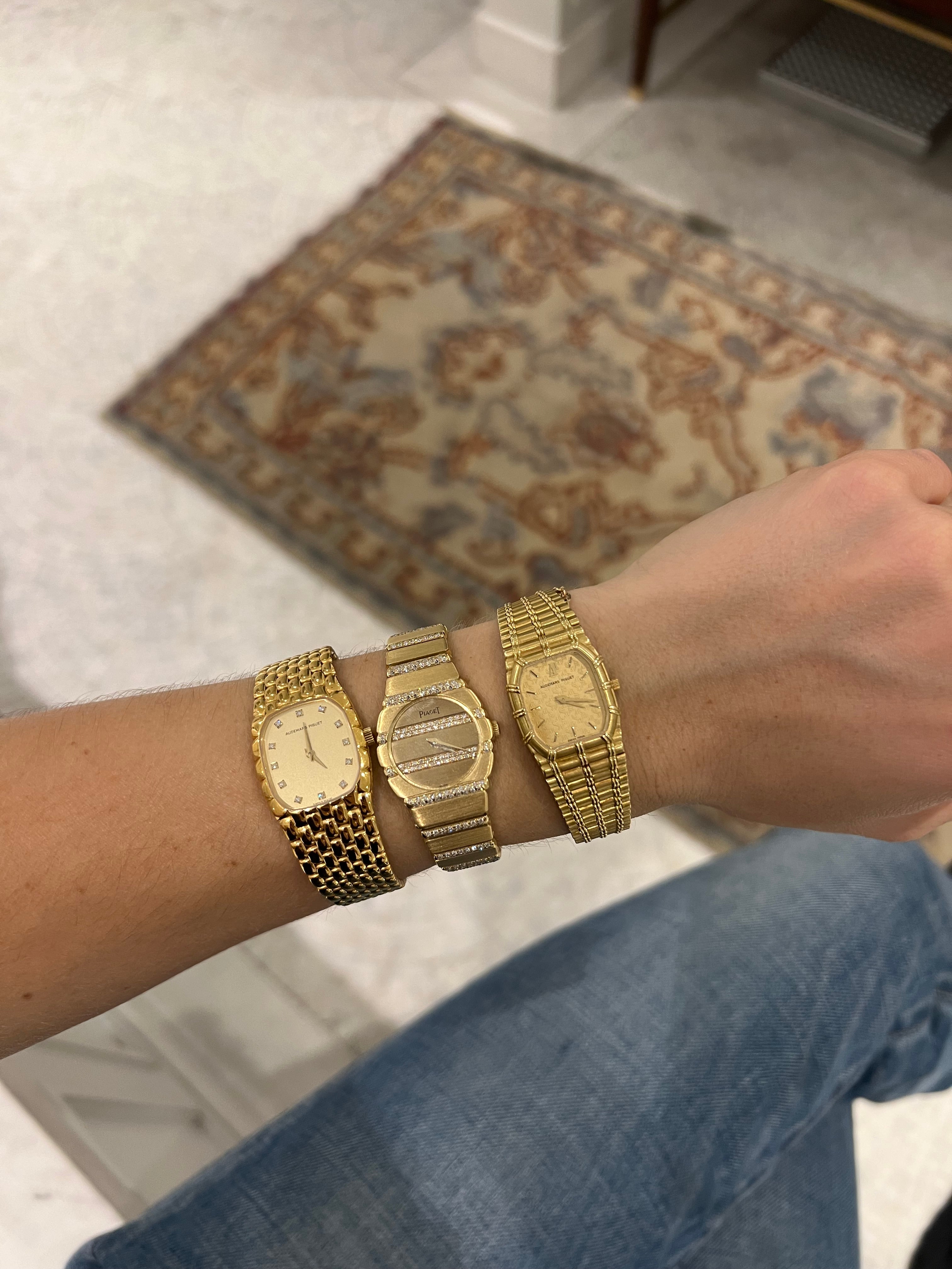 Audemars Piguet Baby Bamboo 18k Quartz Watch