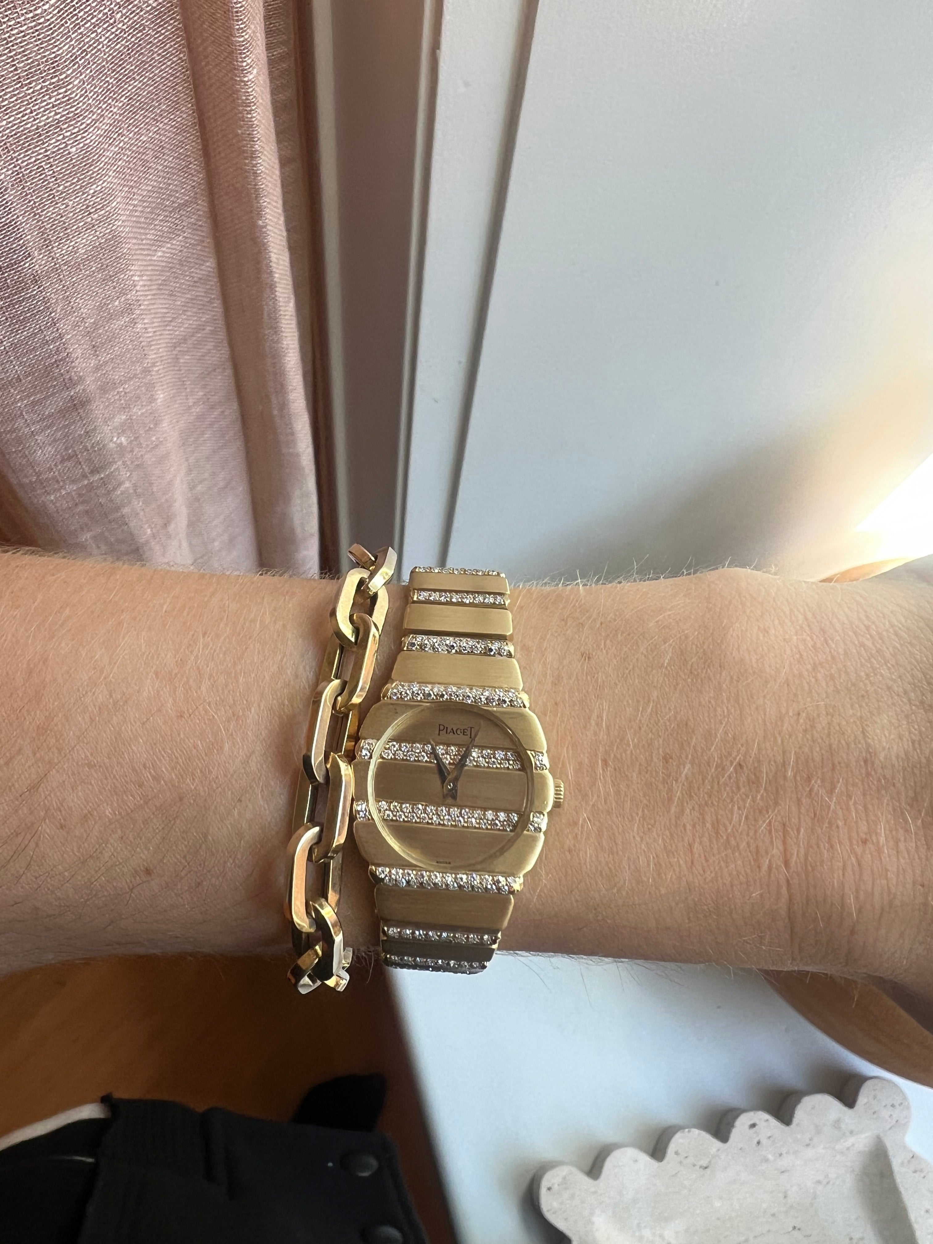 Piaget Polo in 18k w Diamonds