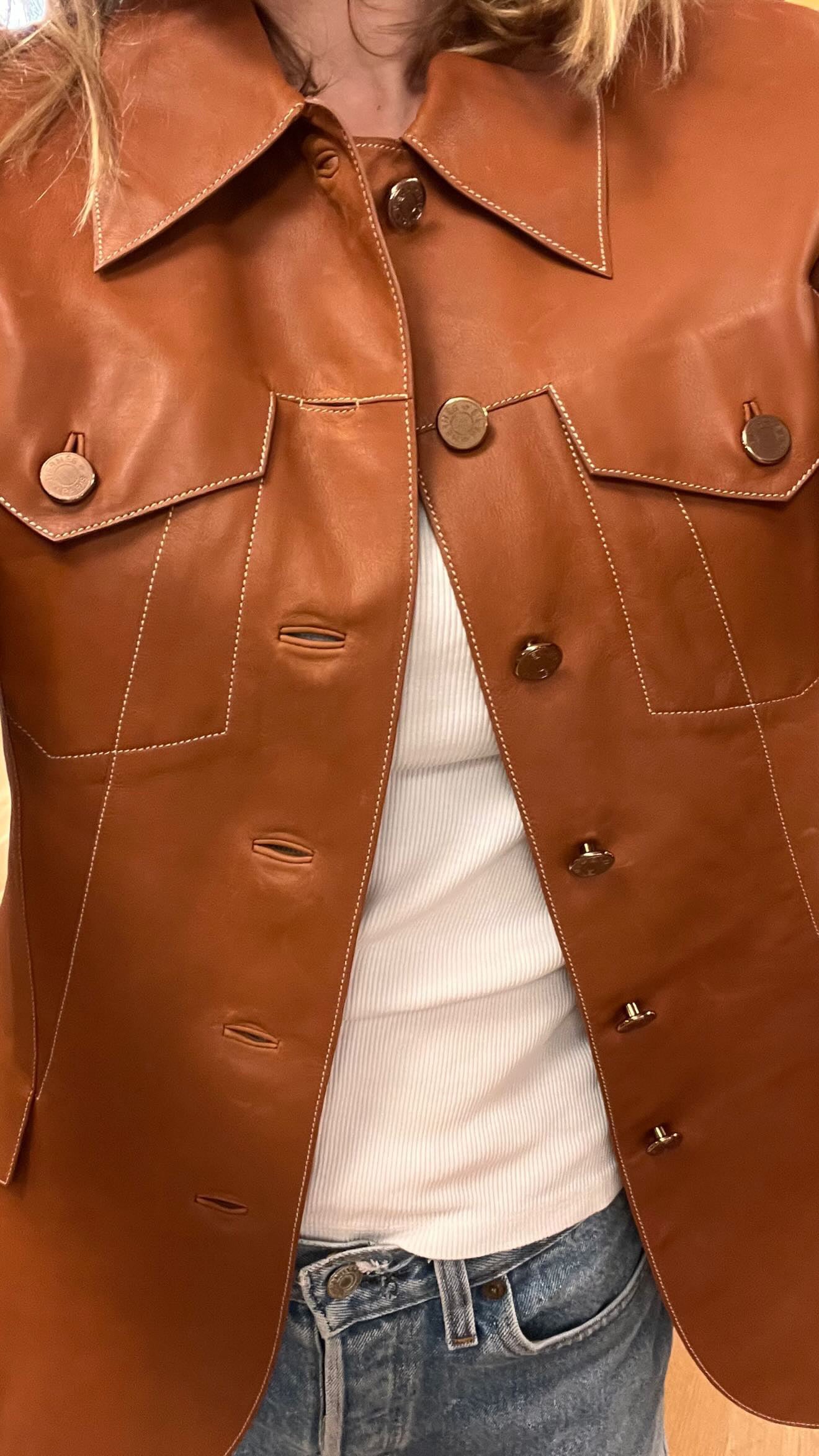 Hermes Calfskin Blazer