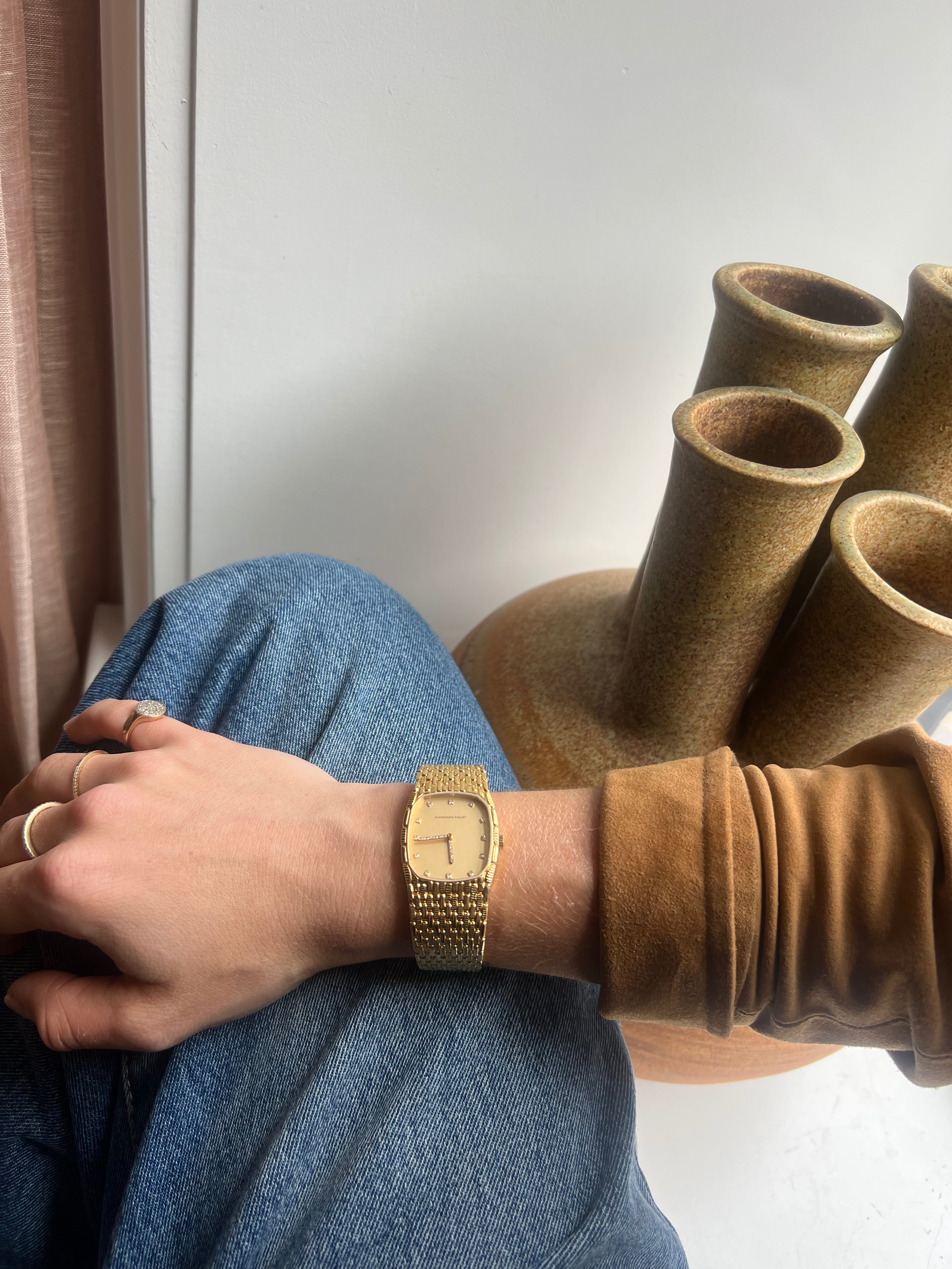 Audemars Piguet Cobra Watch 18k Diamond Dial